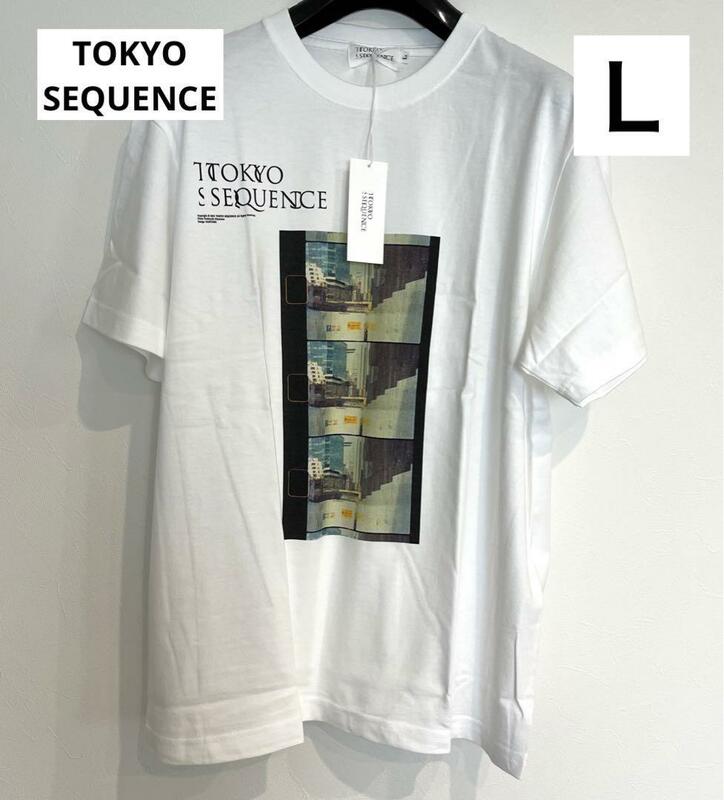 TOKYO SEQUENCE トウキョウシークエンス Ｔシャツ 半袖 トップス　ホワイト　L　３