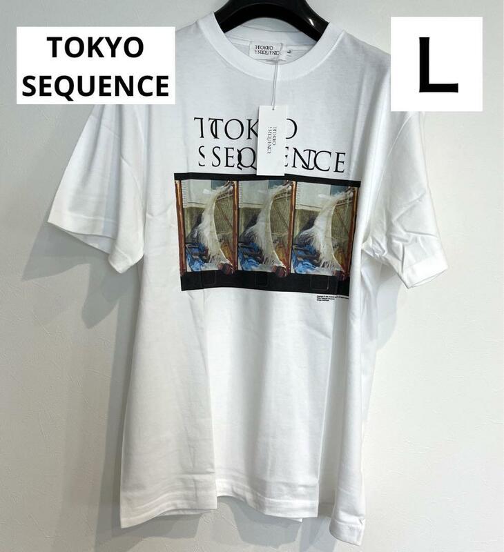 TOKYO SEQUENCE トウキョウシークエンス Ｔシャツ 半袖 トップス　ホワイト　L