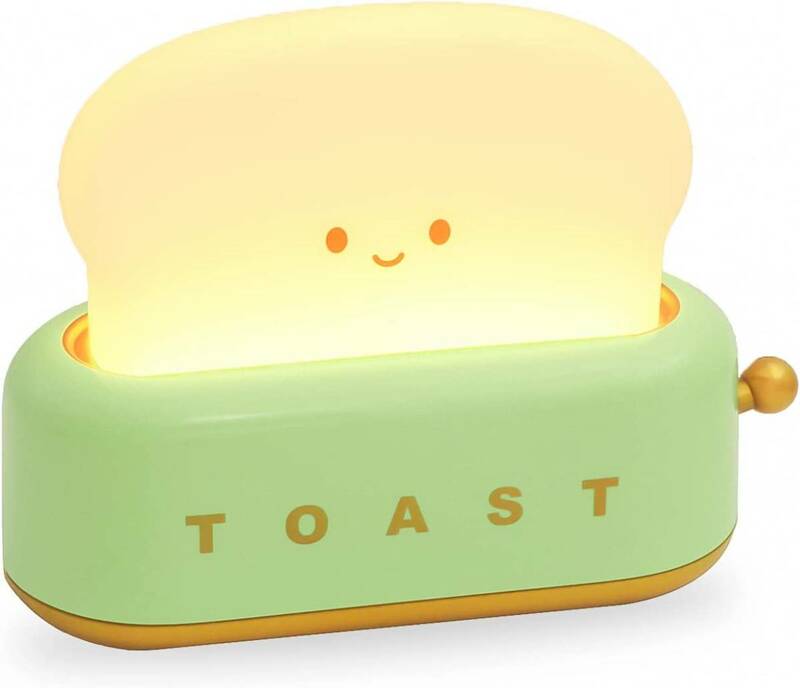  (TOAST) ナイトライト、USB充電式ダックナイトライト ベッドサイドランプ 装飾 (TOAST)
