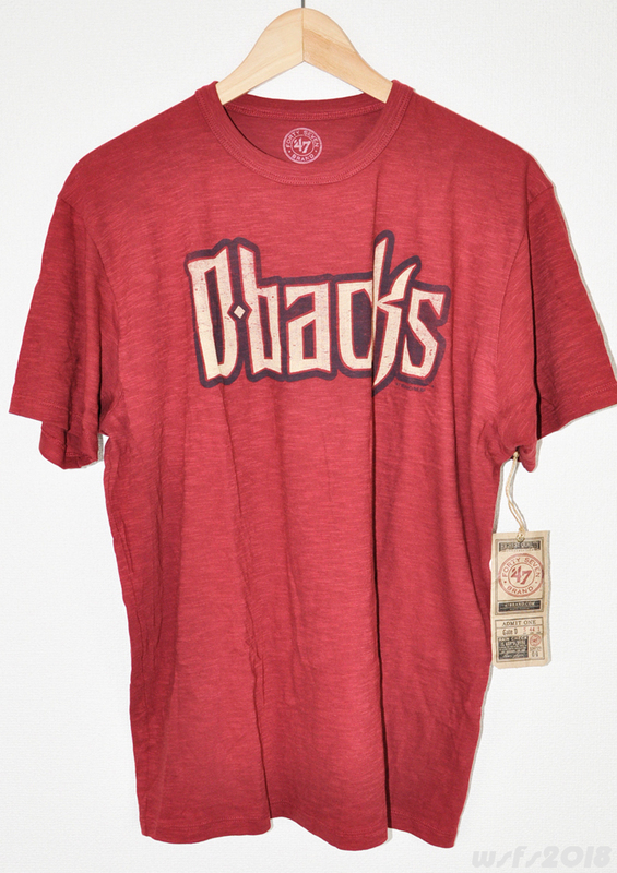 【野球/MLB/未使用品】アリゾナダイヤモンドバックス Tシャツ【'47brand/フォーティーセブンブランド】arizona diamondbacks