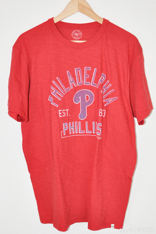 【野球/MLB/未使用品】フィラデルフィアフィリーズ Tシャツ【'47brand/フォーティーセブンブランド】philadelphia phillies