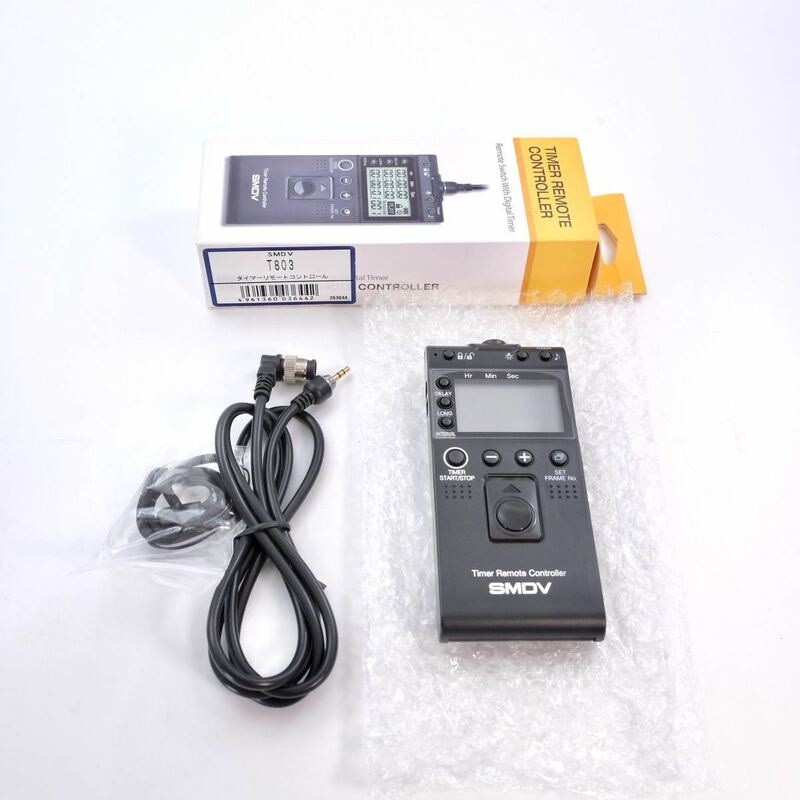 SMDV T803 タイマーリモートコントローラー　Nikon D850、810、800、700、500、D5、4、3など用