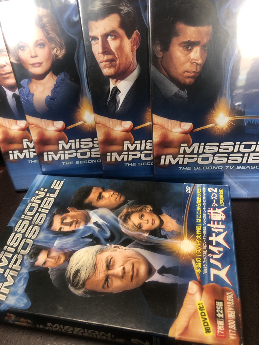 【スパイ大作戦シーズン2DVDBOX】7枚組　日本語完全版　全25話　中古【23/05 メタル4】