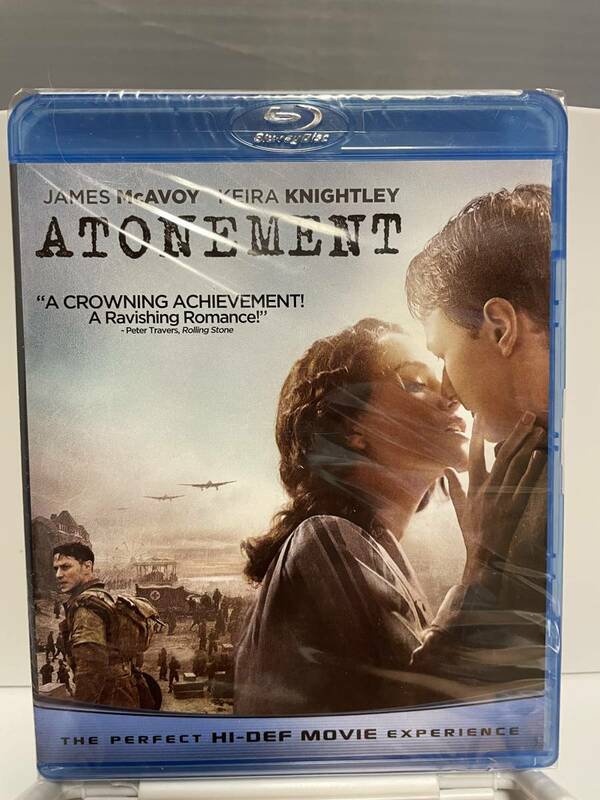Movie Blu-ray ” Atonement” region code:A 　邦題「つぐない」（未開封品）