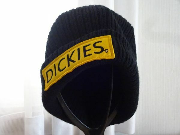 〃DICKIES〃ディッキーズ　男女兼用　黒色　ニット帽　編み込みハット　サイズ５７cm〜５９cm　キャップ　帽子