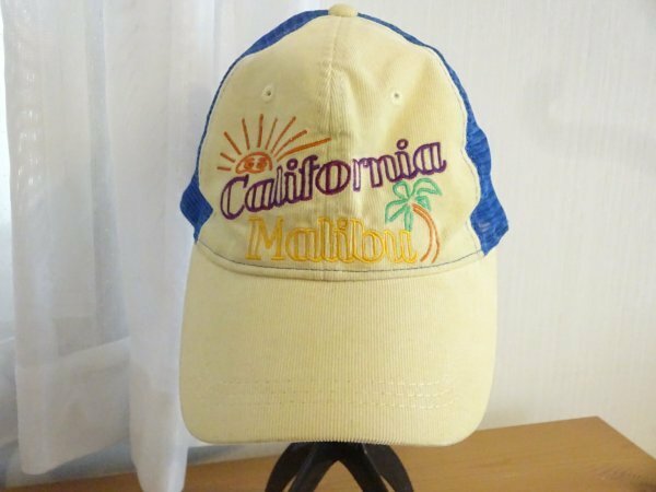 「Back Number」男女兼用　トラッカーキャップ サイズ５７cm〜５９cm　California Malibu　キャップ　帽子