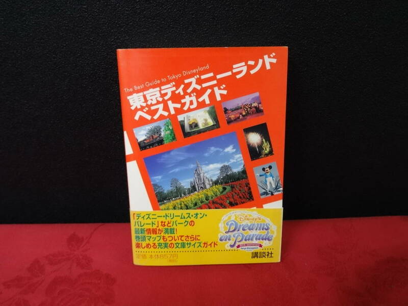 東京ディズニーランド　ベストガイド　BOOK 講談社　TOKYO Disneyland 裏技　本　ミニ　rka-09