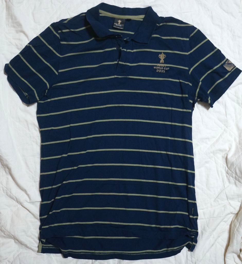 WEBB ELLIS CUP COLLECTION ポロシャツ 紺 XL RUGBY WOLDCUP 2015　