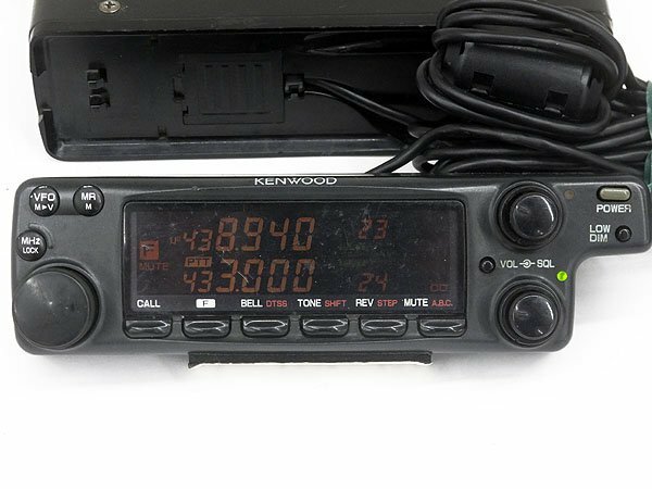 ●KENWOOD/ケンウッド 144/430MHz FM デュアルバンダー TM-732 簡易動作のみ 無線機 難有/現状品