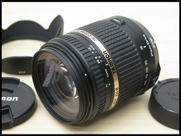 ●7) 美品! TAMRON/タムロン 高倍率ズームレンズ 18-270mm F3.5-6.3 DiⅡ VC PZD 【現状品】ニコン用/カメラレンズ/交換レンズ/望遠レンズ