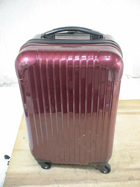 2842　EVERWIN　赤紫 TSAロック付　スーツケース　キャリケース　旅行用　ビジネストラベルバック