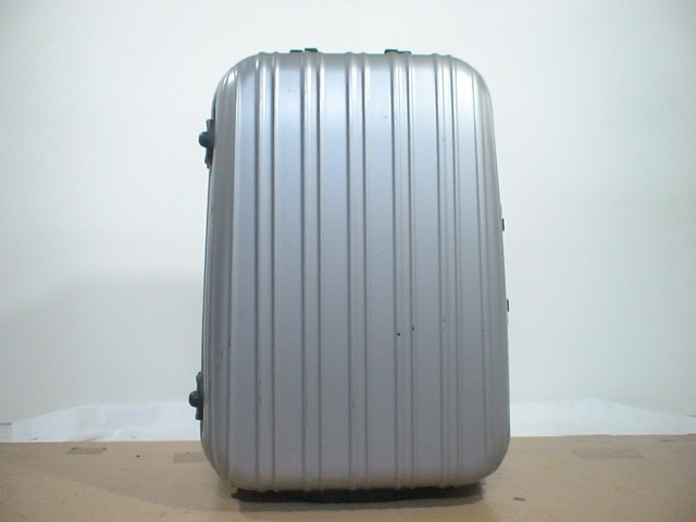 2668　銀 TSAロック付　鍵付　スーツケース　キャリケース　旅行用　ビジネストラベルバック