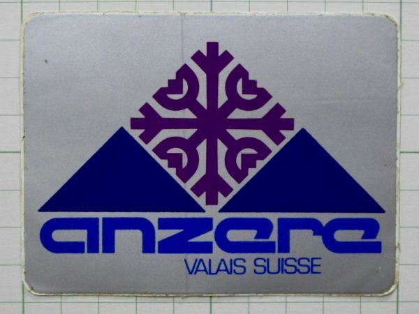 フランスのステッカー： anzera デザイン 広告 ビンテージ +Eb