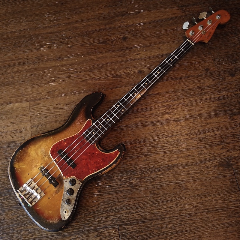 1965 Fender USA Jazz Bass フェンダー エレキベース -GrunSound-b586-