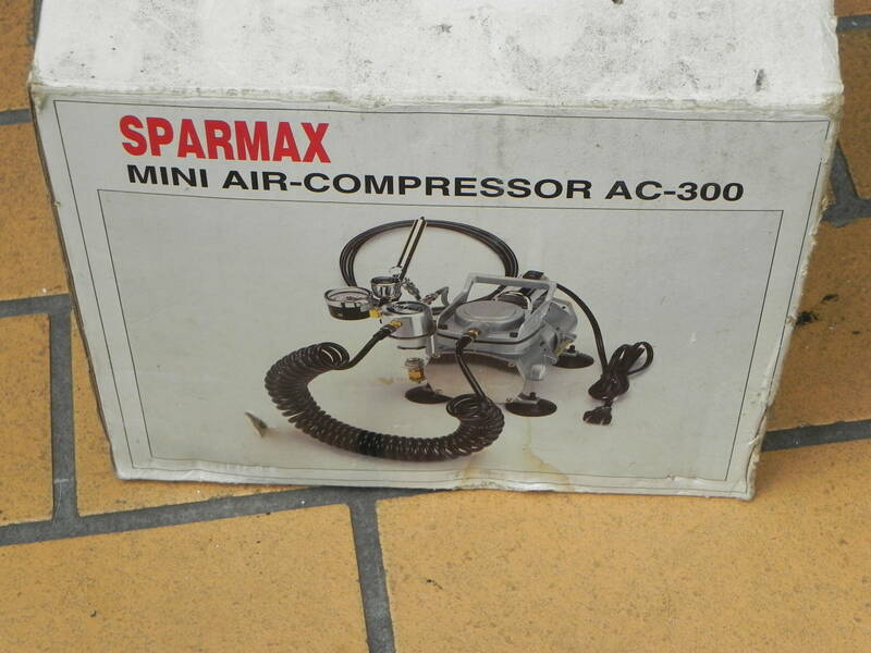 中古　＊ 　SPARMAX　　MINI　AIR-COMPRESSOR　　：　AC-300