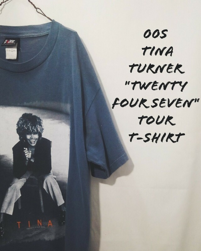 Vintage Tina turner Twenty Four Seven tour t-shirt 00s ティナ ターナー トゥエンティ フォー セブン ツアー Tシャツ ビンテージ