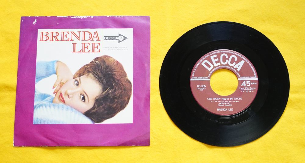 ONE RAINY NIGHT IN TOKYO ワン・レイニー・ナイト・イン・トーキョー 東京の雨の夜 BRENDA LEE ブレンダ リー