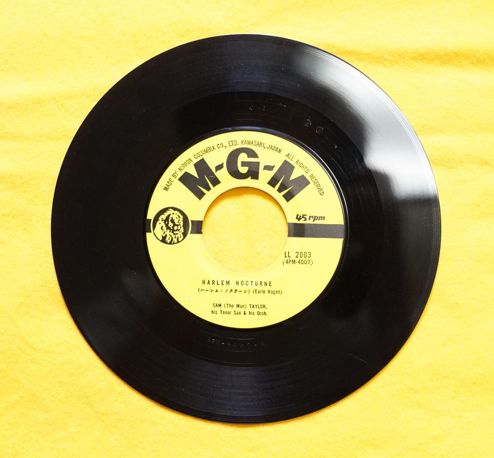 HARLEM NOCTURNE ハーレム・ノクターン SAM (The Man) TAYLOR, his Tenor Sax & his Orch. SEPTEMBER SONG