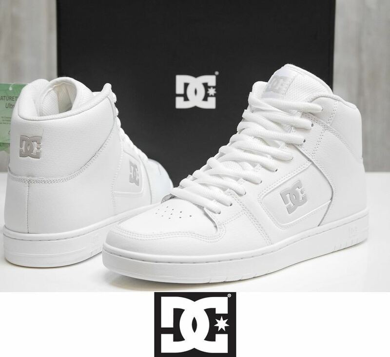 【新品】正規品 DC SHOES MANTECA 4 HI - 27.5 WHITE/WHITE/BATTLESHIP(HHB) スニーカー ハイカット