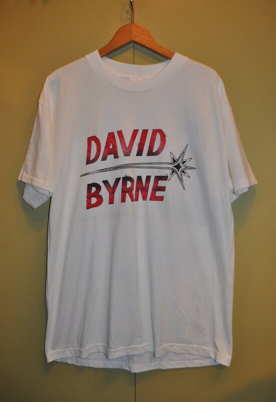 デッドストック 90年代 DAVID BYRNE TALKING HEADS デビッド バーン Tシャツ
