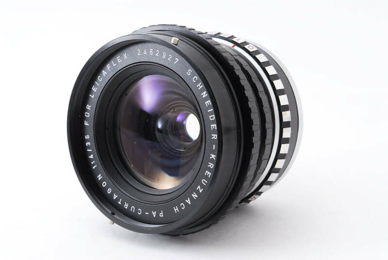 Overhauled 整備済 Top Quality ★極上品★ Leica-R Schneider-Kreuznach PA-Curtagon 4 35mm ライカ シュナイダー クルタゴン (2630)