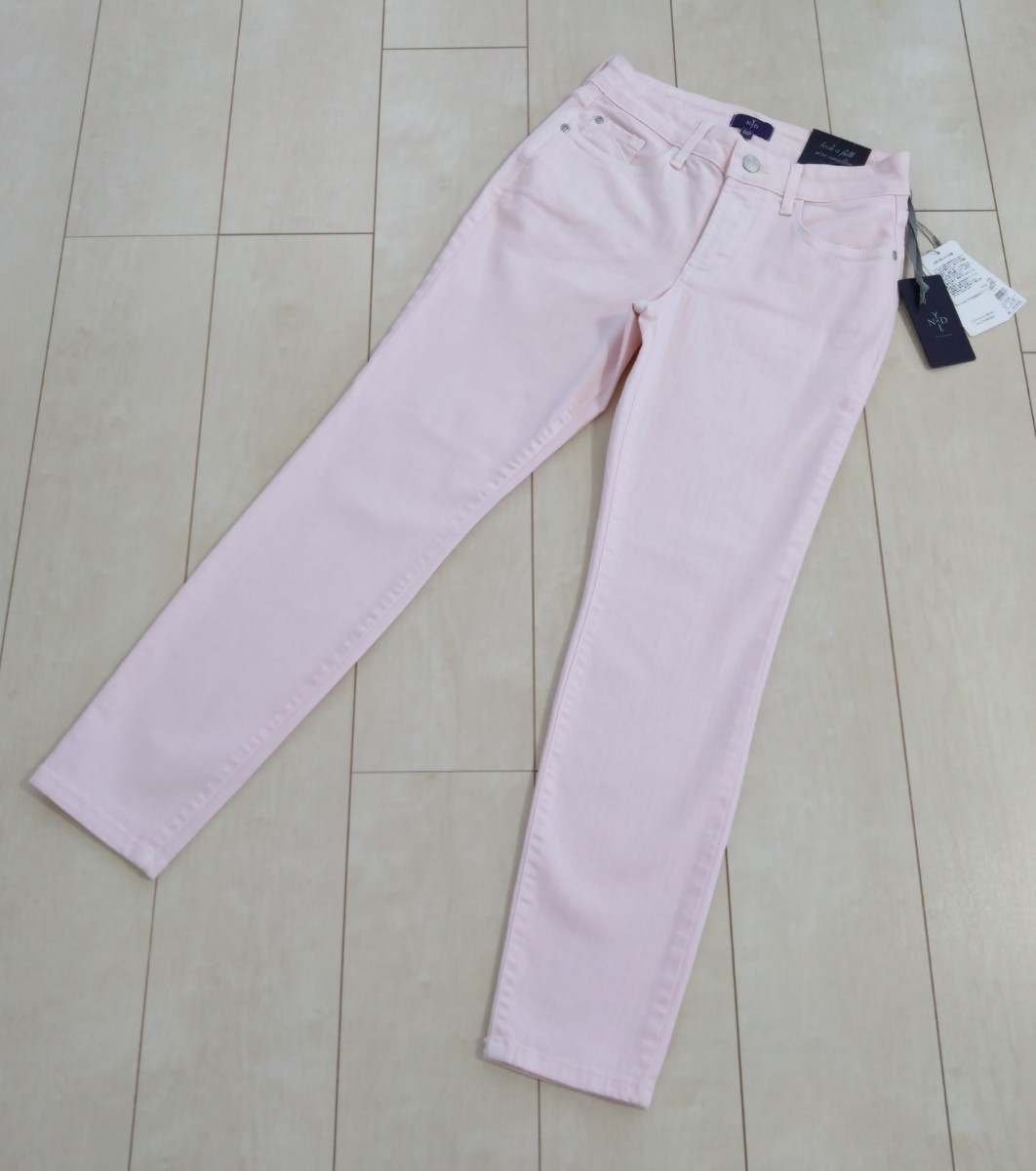 新品★NYDJ★スキニーデニムパンツ★アンクル丈★サイズ00/5号★定価29000円★セレブ愛用ブランド/桜色クロスプラス/エヌワイディージェー