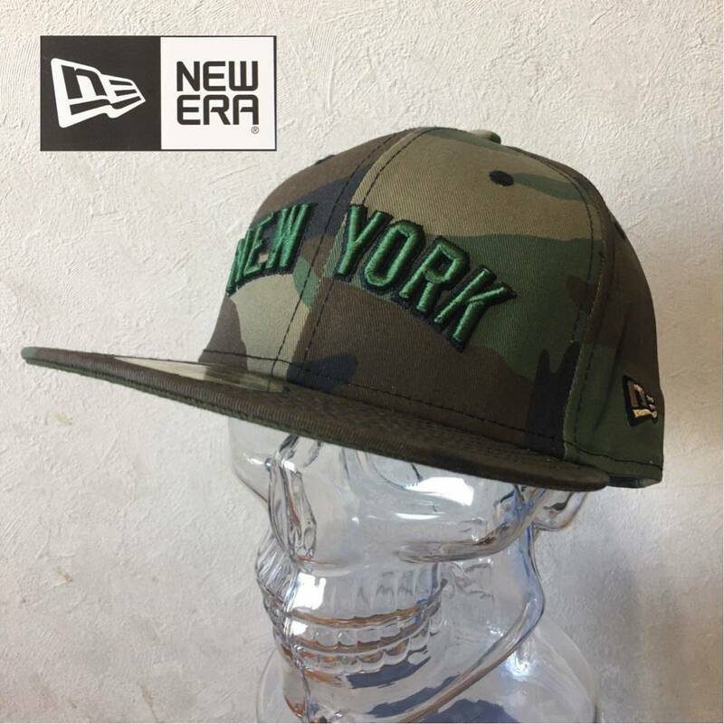 ★ ≪ NEW ERA ≫ ★ NEW YORK カモフラ 59FIFTY ベースボールキャップ ★サイズ71/2