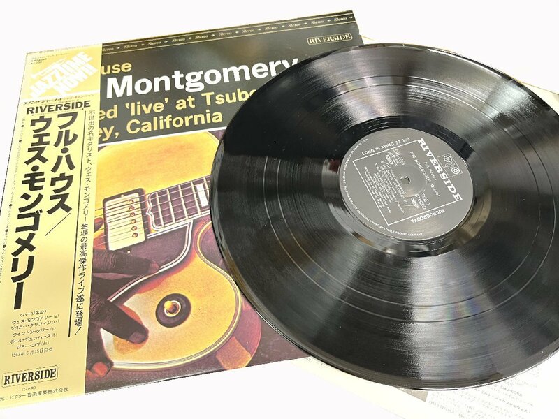 ■ ウエス・モンゴメリー Wes Montgomery- Full House 1962年作 LPレコード インサートあり ★