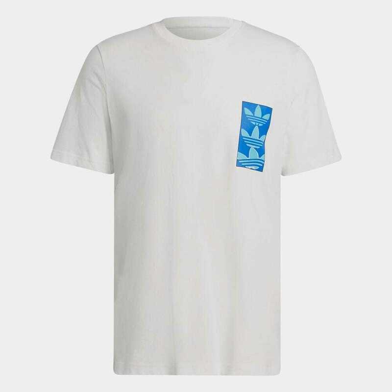 【新品!!】 アディダス オリジナルス トレフォイル グラフィック Y2K 半袖 Tシャツ ホワイト 白 ロゴ メンズ 3XL　サイズ adidasoriginals