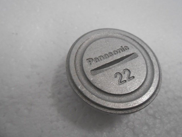 パナソニック Panasonic　フロアプレートシルバー・ ベースねじ22ミリ★DUK22S★未使用・新品