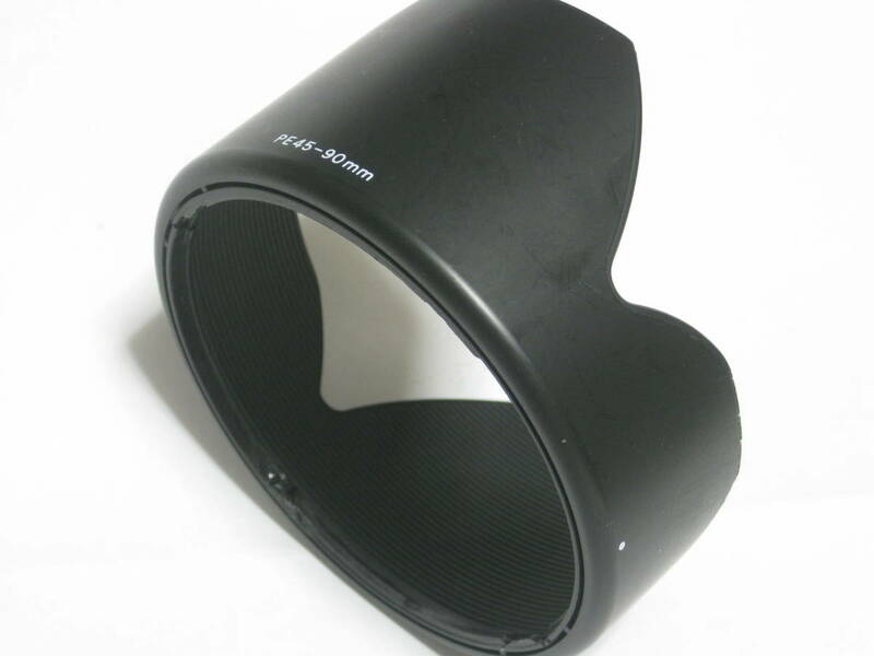 BRONICA PE 45-90mm Lens Hood ブロニカ　PE45-90mm プラスチック製　レンズフード