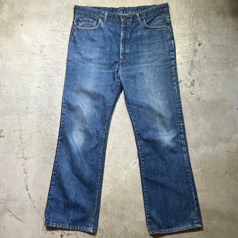 Levi's リーバイス 【men2656H】 70's 517-0217 ブーツカットデニム 66前期 42TALON 刻印2 1976年 ビッグサイズ ウエストW40 USA製 AG