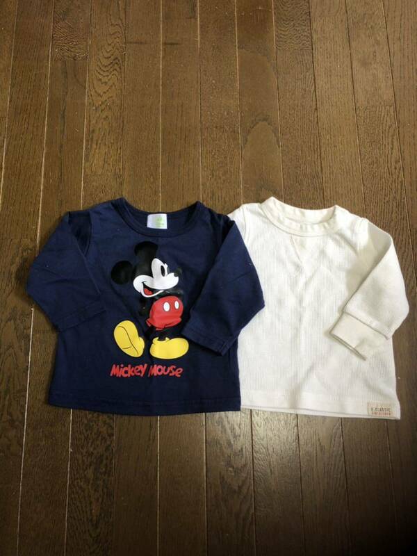 長袖Tシャツ 2枚セット　ベビー　60-70サイズ