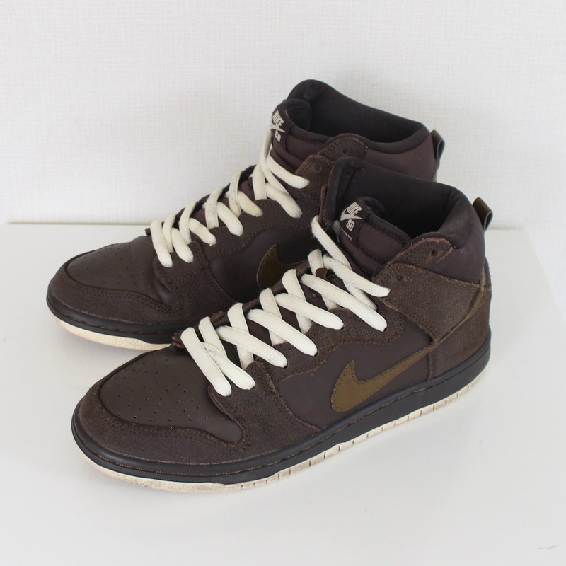 ナイキ スニーカー 2013年製 DUNK HIGH PRO SB 茶色 バロックブラウン 26cm （w-1635）