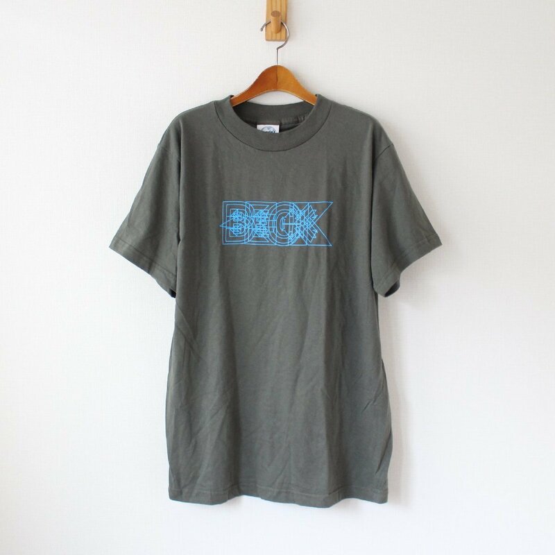 BECK ベック 2000年ジャパンツアー Tシャツ MIDNIGHT VULTURES グリーン M （w-0860）