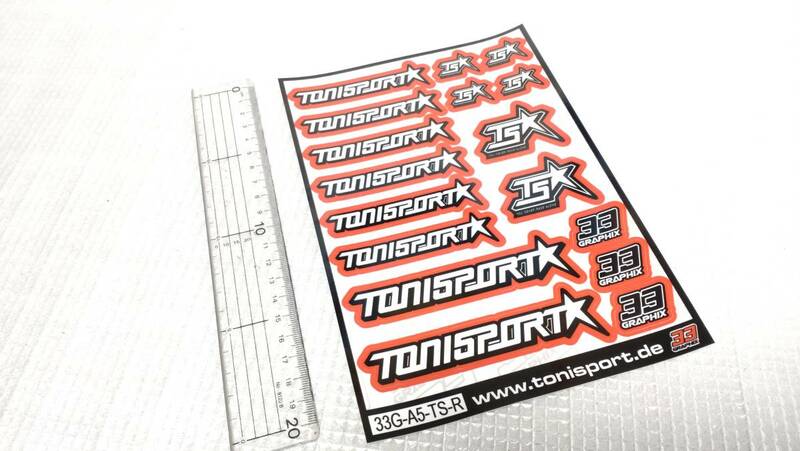 マークライナートプロデュース MR33 ToniSports ステッカー レッド 新品 