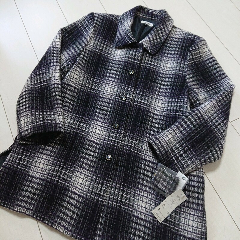 送料無料 未使用 レディース XL ウールジャケット 婦人服 フォーマル 日本製 jk058