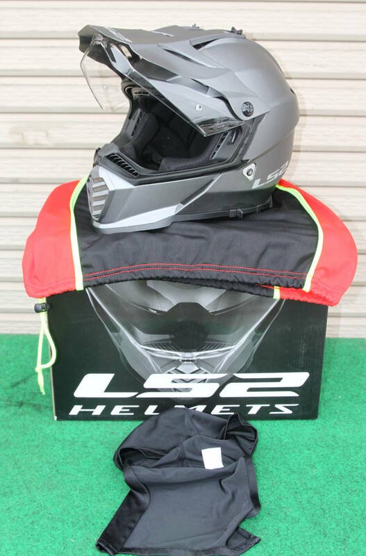 LS2　モトクロスヘルメット　MX436　PIONEER　Evo　XLサイズ（61-62cm）　ダブルシールド　内袋　外箱付き　即納可能！