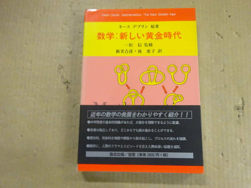 Z3Bω　数学:新しい黄金時代　キース・デブリン　一松信　新美吉彦　後惠子　森北出版 　1999年 初版