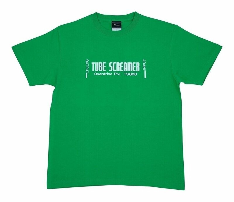 即決◆新品◆送料無料Ibanez IBAT010S [Sサイズ] Tシャツ グリーン / TUBE SCREAMER ロゴ/メール便