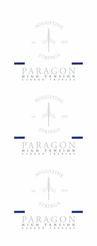 即決◆新品◆送料無料AUGUSTINE Paragon/Blue×3 High Tension フロロカーボン高音弦 クラシックギター弦/メール便