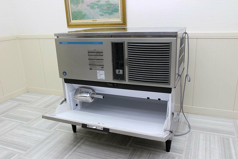 超美品！19年製 ホシザキ星崎 大型 全自動製氷機 IM-230DM-1 厨房店舗業務用 動力 3相200V キューブアイス 230K スタックオンタイプ