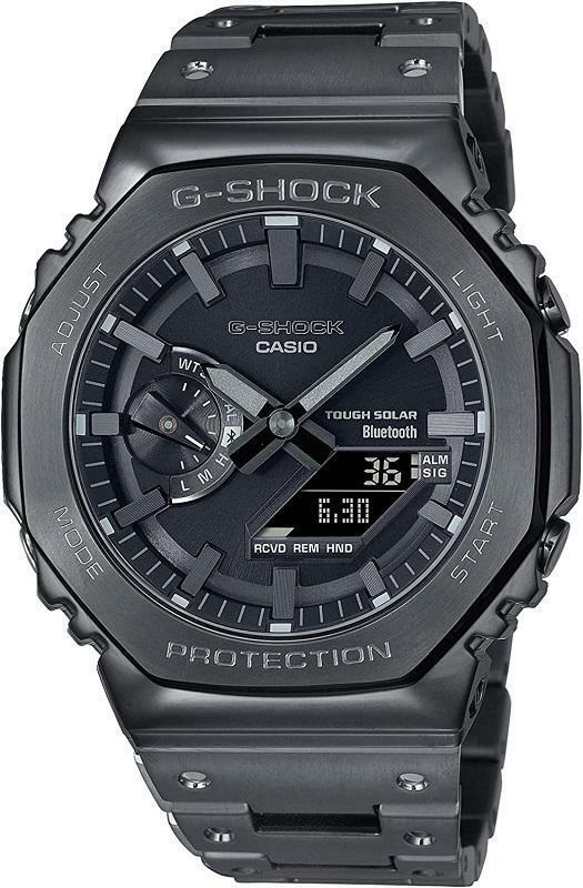 CASIO カシオ 腕時計 G-SHOCK　GM-B2100BD-1AJF　タフソーラー　モバイルリンク　ステンレスベゼル