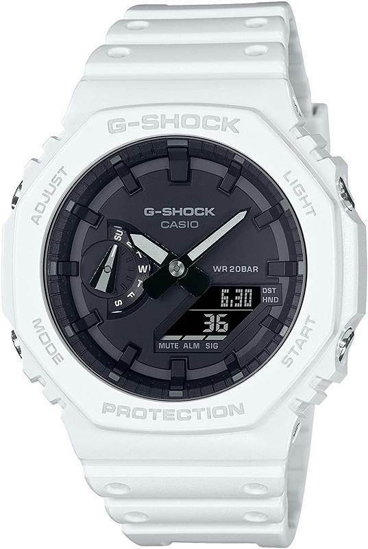 CASIO カシオ 腕時計 G-SHOCK　GA-2100-7AJF　カーボンコアガード アナログ　デジタル　八角形