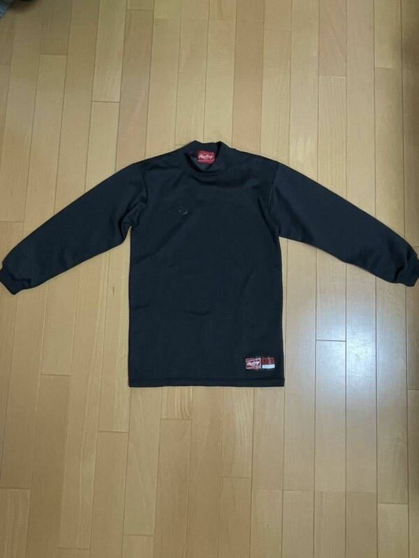 Rawlings ローリングスジュニアアンダーシャツ 長袖 冬用ブラック　サイズ150