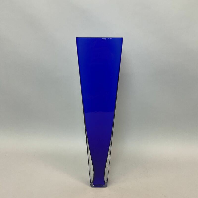 いけばな　池坊　ガラス花器　日本製　LS522 菱陵瓶　ラスト1点