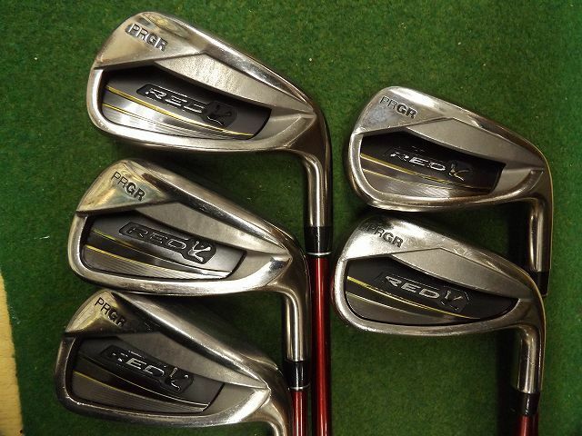 【税込】4943 RED #6-PW 純正カーボン M-37 PRGR プロギア レッド .837521