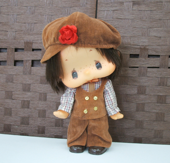 ◎昭和レトロ MON モンアミ ピクルスドール 30cm 帽子　人形 ソフビ 日本製 JAPAN　札幌