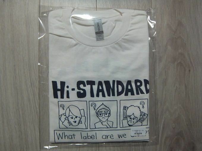 新品未開封 Hi-STANDARD 90s TEE WHITE XL ☆ ハイスタンダード 白 Tシャツ ピザオブデス PIZZA OF DEATH
