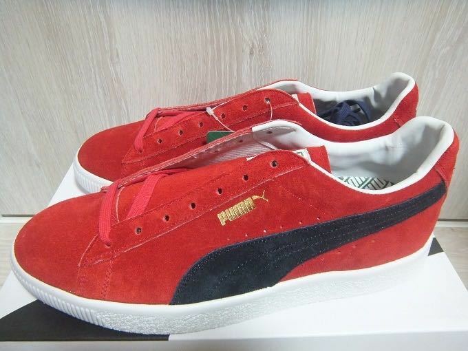 新品 PUMA SUEDE VTG MIJ RETRO ハイリスクレッド/ニューネイビー 27.5cm ☆ プーマ スエード スウェード 日本製 JAPAN 380537-02